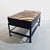 Metal Zebra Print Leather Ottomans, Set of 2 For Sale - Image 7 of 8