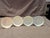 Hazel-Atlas Vintage 1940s Hazel-Atlas "Moderntone" Platonite Pastel Footed Sherbet Dishes - Set of 4 For Sale - Image 4 of 8