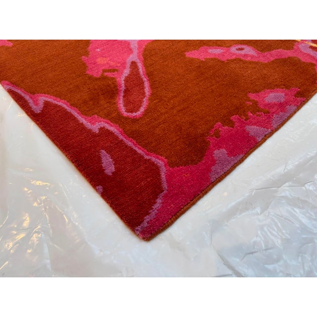 2000 - 2009 Silk and Wool Modern Nepalese Rug , 8' X 10' For Sale - Image 5 of 5
