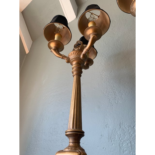 Late 20th Century Bouillette Lamps With Shades, Pair For Sale - Image 10 of 11