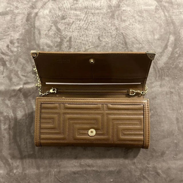 Animal Skin 21st Century Gianni Versace Couture Mini Geometric Leather Shoulder Bag For Sale - Image 7 of 8