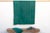 Vintage African Teal Stitched Path Throw For Sale In Los Angeles - Image 6 of 6