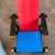 Late 20th Century Bauhaus Style Red + Blue Chair by Garrit Rietvald For Sale - Image 5 of 8
