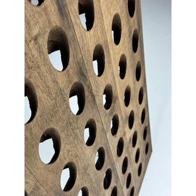 Oak Champagne Wine Rack Pupitre For Sale - Image 11 of 15