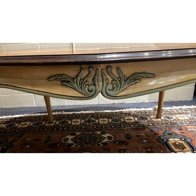 1970s White Furniture Company French Provincial Dining Table Chairish