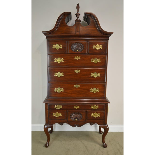 Henkel Harris Mahogany Philadelphia Queen Anne Highboy (B) Chairish