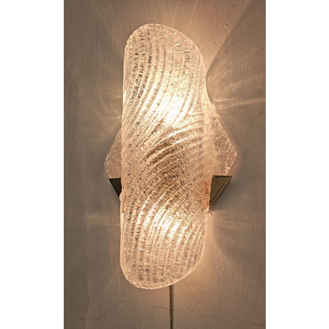 Mid-Century Modern Murano Glass Wall Lamp from Barovier & Toso, Italy, 1960s For Sale - Image 14 of 16