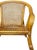 Light Yellow French Armchair in Rattan and Bamboo For Sale - Image 8 of 14