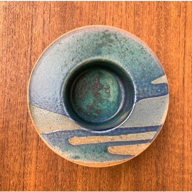 Beige Vintage Postmodern Ceramic Pique Fleur Vase, 1980s For Sale - Image 8 of 18