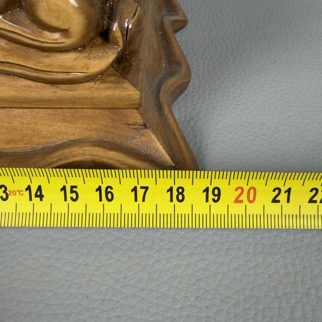 Vintage Hand-Carved Wooden Jewelry Box by Ignoto, 1960s For Sale - Image 14 of 16