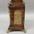 Wood Antique French Tiger Oak Bracket Mantel Clock With Ormolu Caryatids & Pineapple Finials For Sale - Image 7 of 13