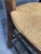 Set of 4 Antique French Provincial Ladderback Dining Chairs | Louis XV Style Rush Seat For Sale - Image 9 of 10