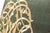 Pair of Antique High Back Throne Armchairs | Green Upholstery & Gold Monogram | Early 20th Century For Sale - Image 4 of 18