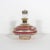 Traditional Vintage Bohemian Cut Cranberry and Gold Glass Bottle With Stopper For Sale - Image 3 of 10