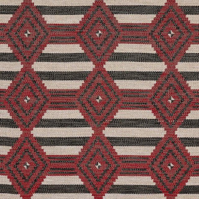 Not Yet Made - Made To Order Sample - Schumacher Manta Performance Fabric in Red & Black For Sale - Image 5 of 5