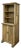 Westwood Rustic 2 Shelf, 2 Door Pier Bookcase For Sale