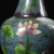 Sky Blue Pair of Vintage Chinese Cloisonné "Lotus" Appreciation Vases - 1100g For Sale - Image 8 of 9