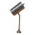 Custom Made Brushed Nickel Desk Lamp For Sale