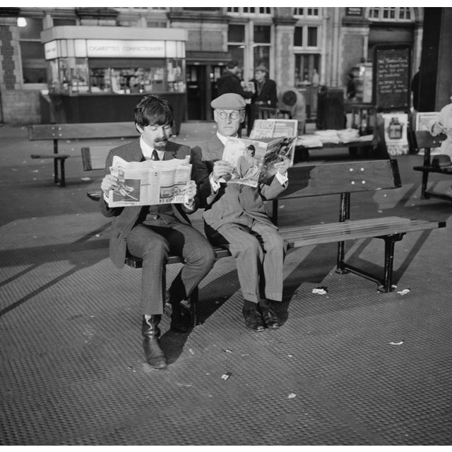 Steptoe And A Beatle (1964) - Silver Gelatin Fibre Print (Photo by Kaye/Express/Getty Images) 5th April 1964: Beatle Paul...