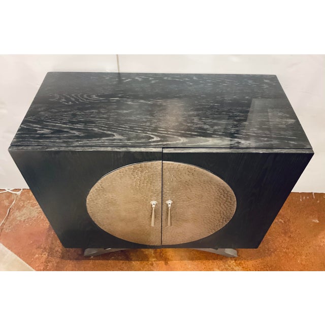 2020s Hooker Modern Black Nolita Two Door Cabinet For Sale - Image 5 of 6