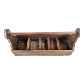 Vintage Wood Toolbox For Sale