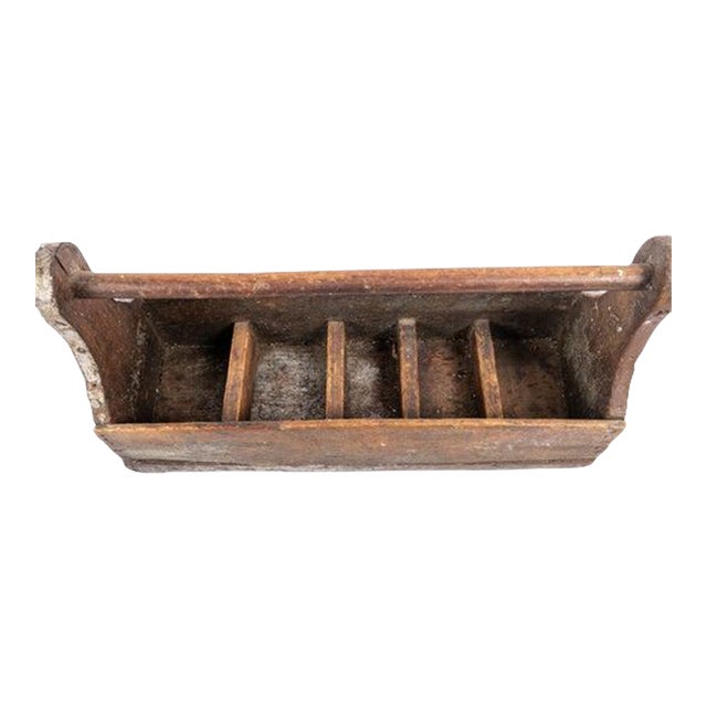 Vintage Wood Toolbox For Sale