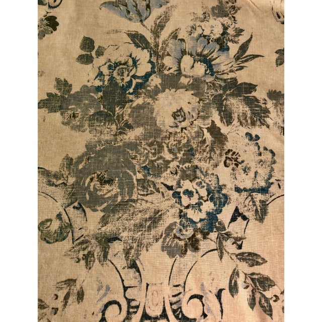 Ralph Lauren Home's "Brianna Floral" Fabric Cotton & Linen Blend in