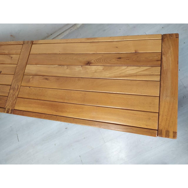 Vintage Elm Sideboard from Maison Regain, 1980s For Sale - Image 14 of 18