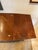 A mid century modern “Accord” drop leaf desk by American of Martinsville, circa 1960s. Gorgeous walnut woodgrain is paired...