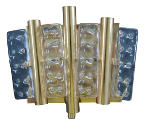 Vintage Crystal Wall Lamp by Carl Fagerlund for Orrefors, 1960s