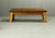 Leather gymnastics bench from the 1950s, made of cowhide in very good condition. Beautiful patina.
