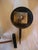 Black 1970s French Mid-Century Modern Wall Sconces a Pair For Sale - Image 8 of 8