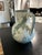 Antique Turner & Sons, Benedict, transferware, large pitcher. Teal and white.. Pitcher is 11 inches tall. Circa 1850-1880....