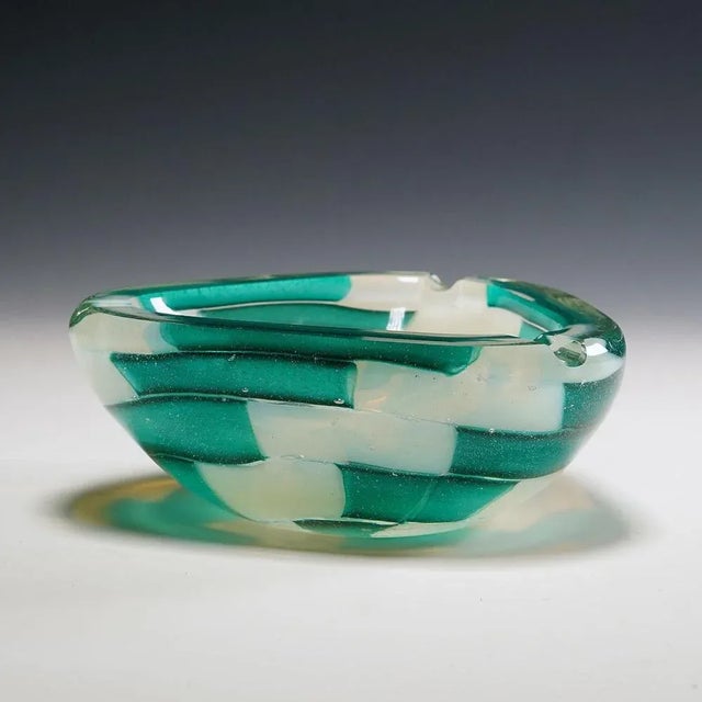 Vintage Murano Pezzato Art Glass Ashtray by Barovier & Toso, 1950s For Sale - Image 4 of 10