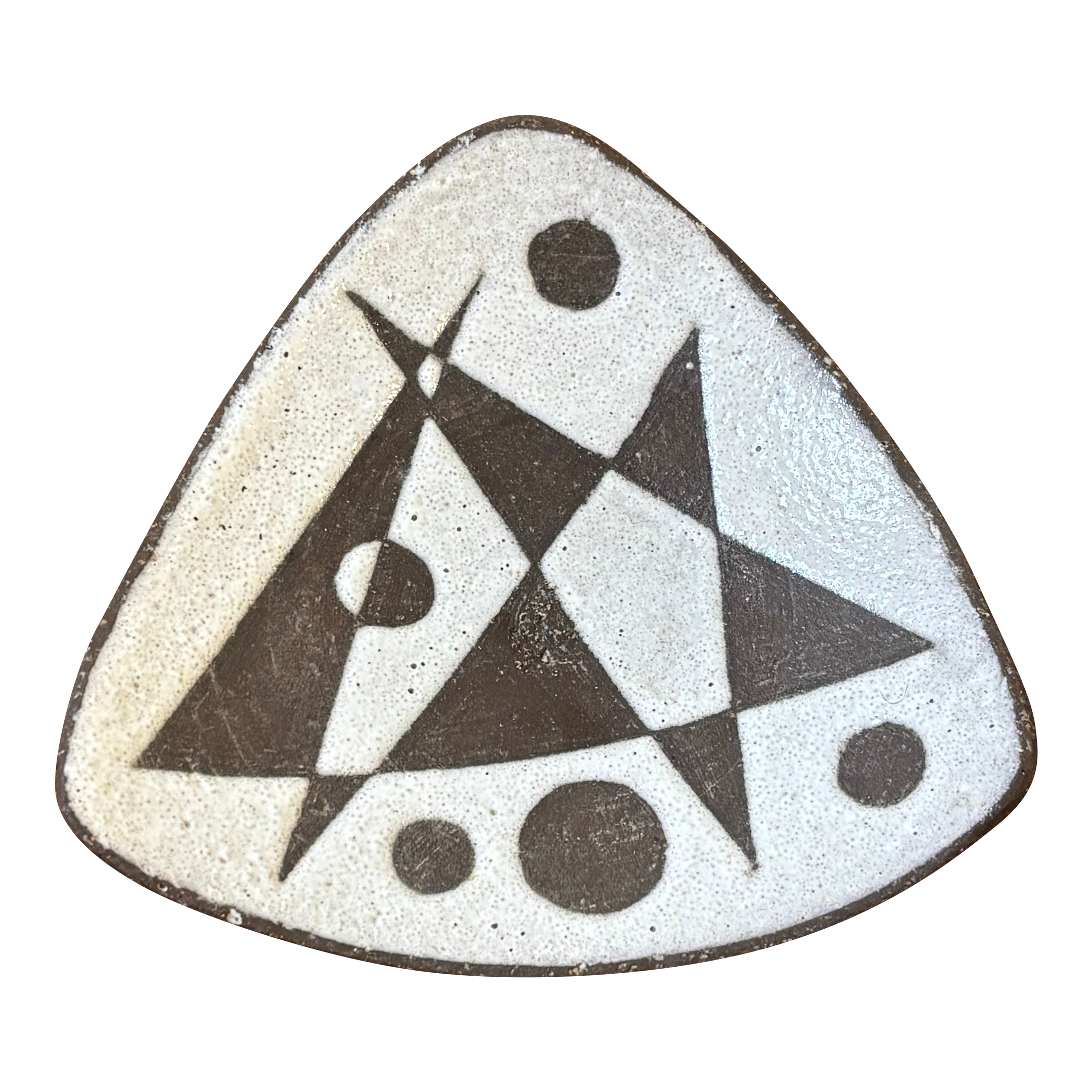 Vintage 1950s Thomas Toft Mid-Century Studio Pottery Dish, Denmark