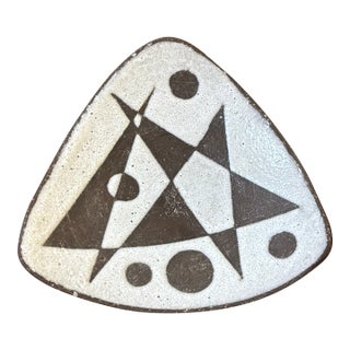 Vintage 1950s Thomas Toft Mid-Century Studio Pottery Dish, Denmark For Sale