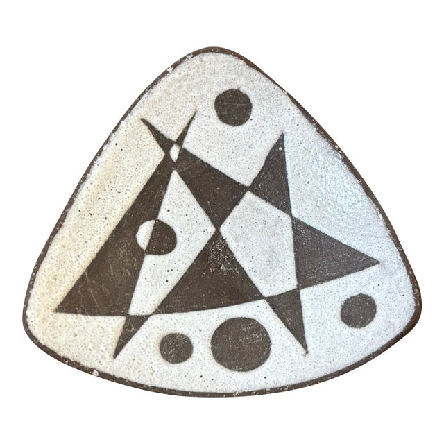 Vintage 1950s Thomas Toft Mid-Century Studio Pottery Dish, Denmark For Sale