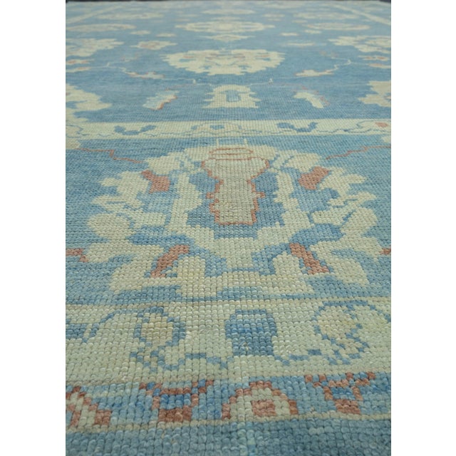 Early 21st Century Turkish Oushak Rug 11'9" x 15'1" #18511 For Sale - Image 5 of 8