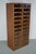 Brown Vintage Dutch Oak Haberdashery Shop Cabinet, 1930s For Sale - Image 8 of 15