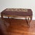 Antique French Louis XV Style Carved Walnut Needlepoint Bench Stool Vanity Ottoman For Sale - Image 9 of 9
