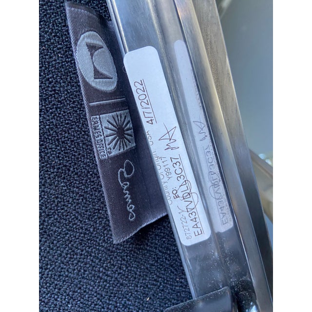 Authentic Eames Soft Pad Chair - Executive by Herman Miller White Leather For Sale - Image 12 of 12