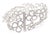 White Tiffany & Co. Paper Flowers Platinum Diamond Wide Bracelet For Sale - Image 8 of 10