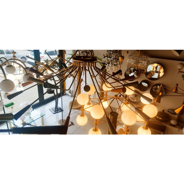 Sputnik Lamp with Multoloror Lights from Stilnovo For Sale - Image 13 of 18