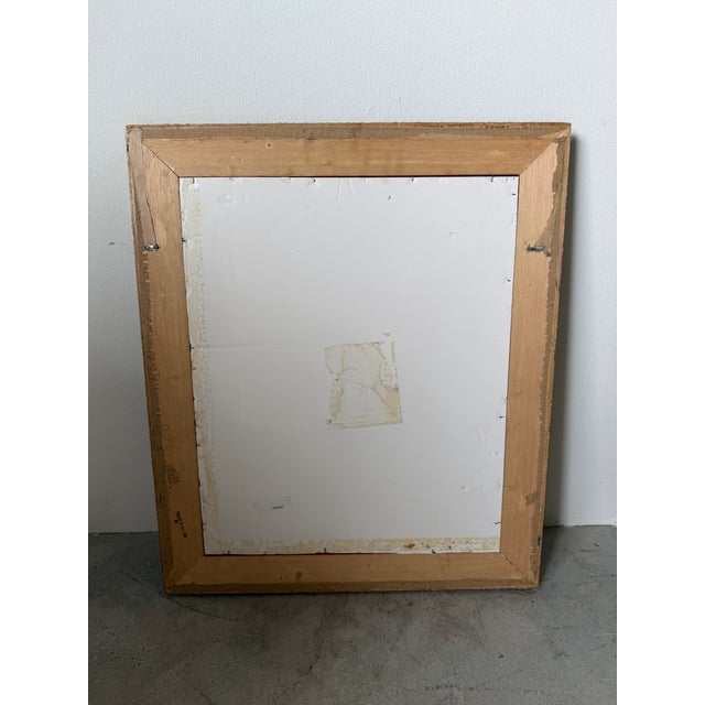 1970’s Antonia Eiriz Impressionist Abstract Woman Oil on Board Painting – Framed Under Glass For Sale - Image 12 of 12