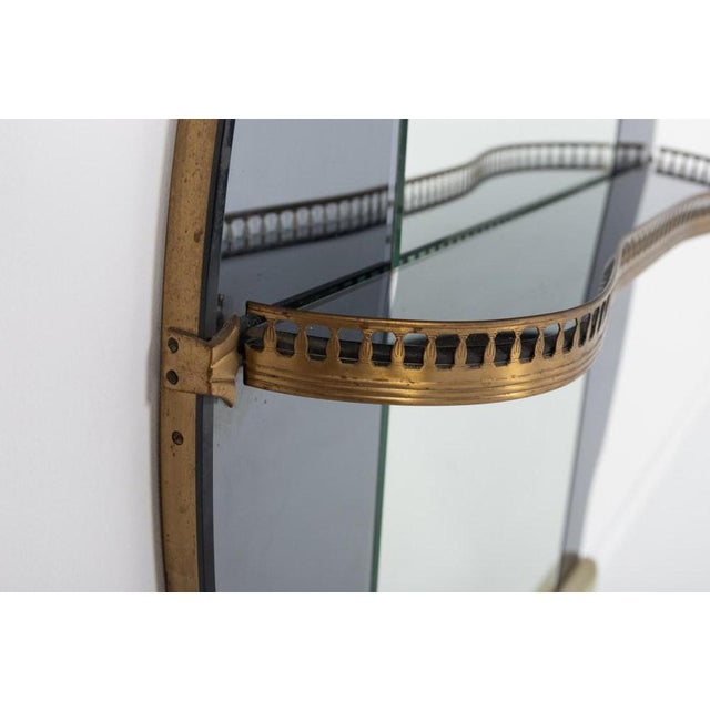 Mid-Century Italian Mirror from Crystal Art, 1960s For Sale - Image 4 of 12