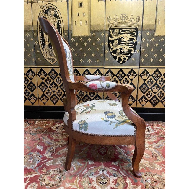 Louis Philippe Armchair, 19th Century For Sale - Image 6 of 7