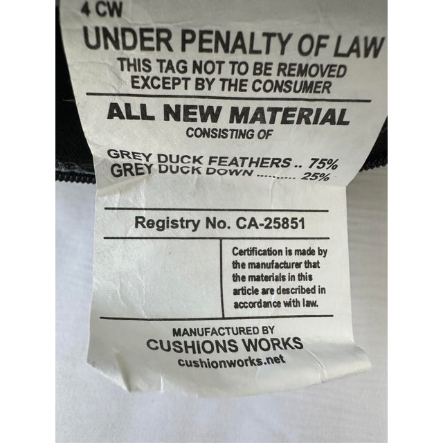 Set of 4 Custom Blue Green Silk-Cotton Pillows For Sale - Image 11 of 12