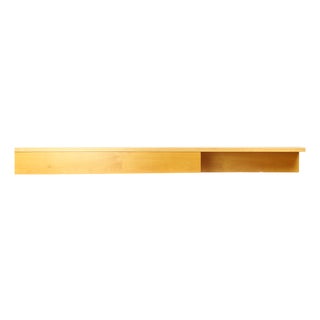 Floating Shelf in Birch from Up Závody, Former Czechoslovakia, 1986 For Sale