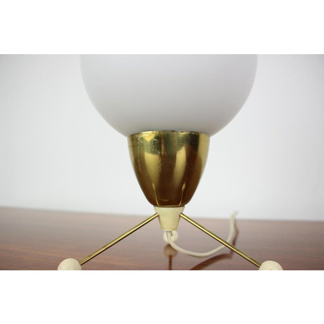 Mid-Century Table Lamp, Czechoslovakia, 1960s For Sale - Image 10 of 12