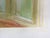 Contemporary oil on paper modernist interior and cityscape painting by K. C. Bacon (20th, 21st c.) Washington. Signed,...